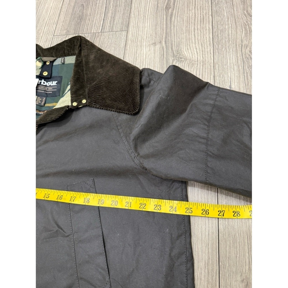 NWT Barbour Allerston Water Resistant Waxed Cotton Jacket 12 US / 16 UK in OLIVE - Picture 8 of 10